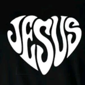 Jesus Heart Graphic Design Print